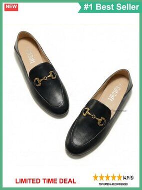 Lambskin Insole Loafers Slip On Flats Metal Chain Shoes